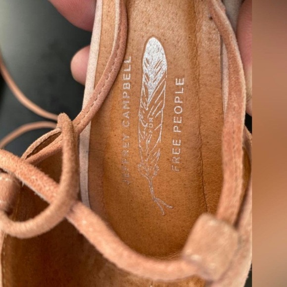 Free People Blush Lace-Up Heels - Picture 5 of 8